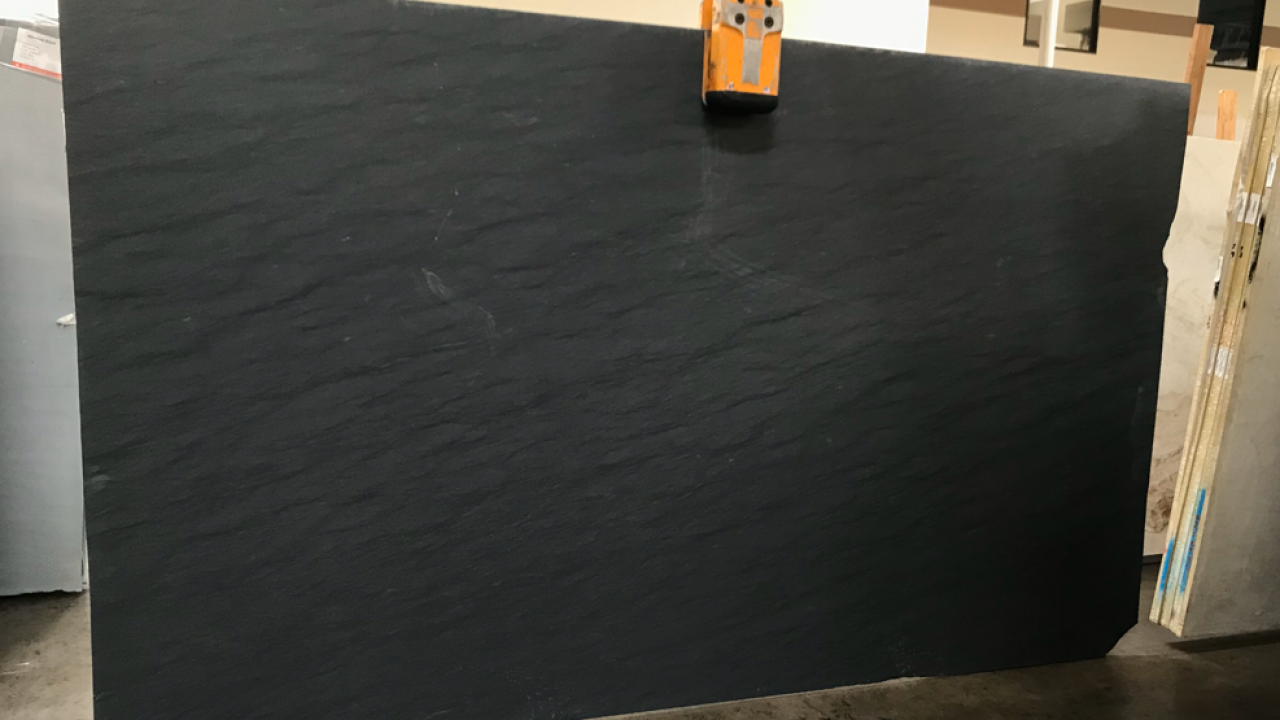 Black Vermont Deep-Tek Finish 2cm Granite by PACIFICA