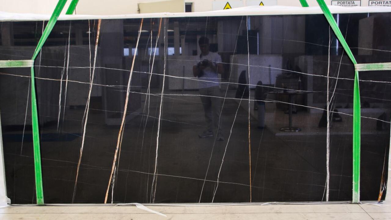 Sahara Noir Polished 2cm Marble by PACIFICA