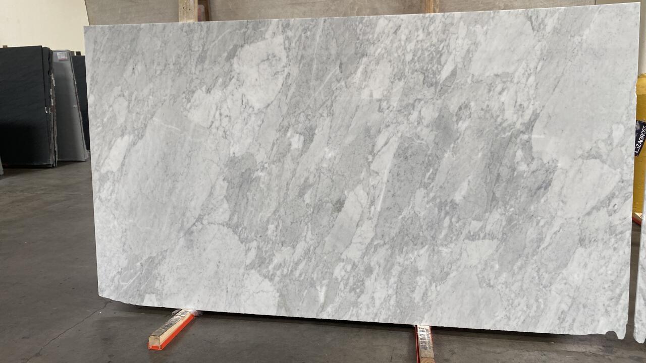 Bianco Carrara Polished/Honed Finish 2cm Marble by PACIFICA