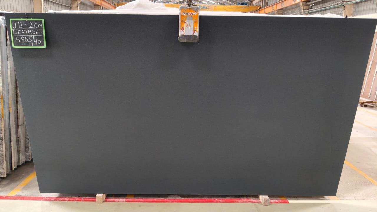 Absolute Black Polished/Leather 2cm Granite by PACIFICA