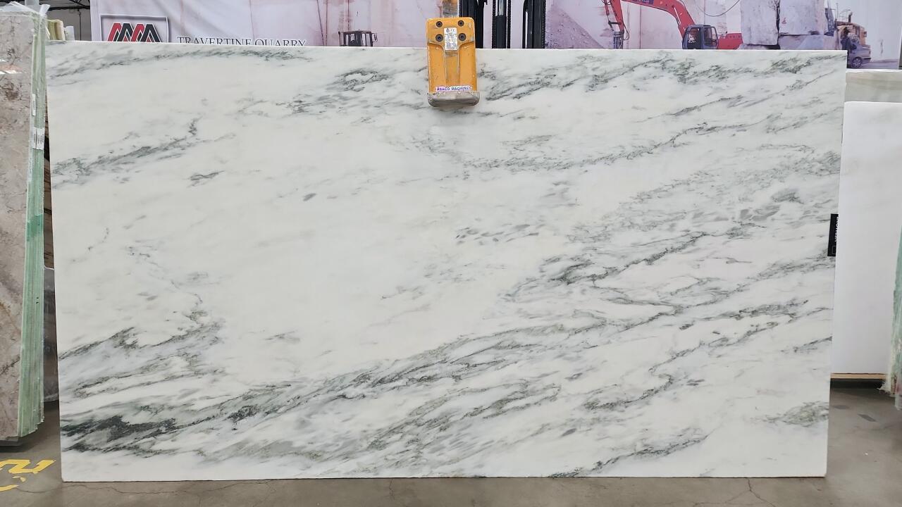 Mountain White Danby Honed 2cm Marble by PACIFICA