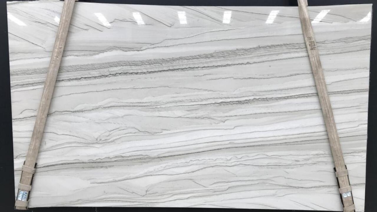 Ivory Macaubas Leather 2cm Quartzite by PACIFICA