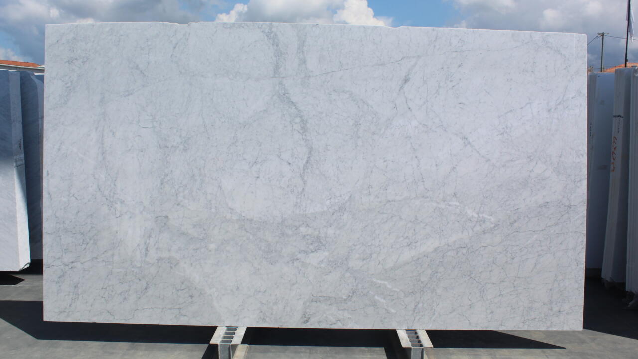 Bianco Carrara Polished/Honed Finish 2cm Marble by PACIFICA