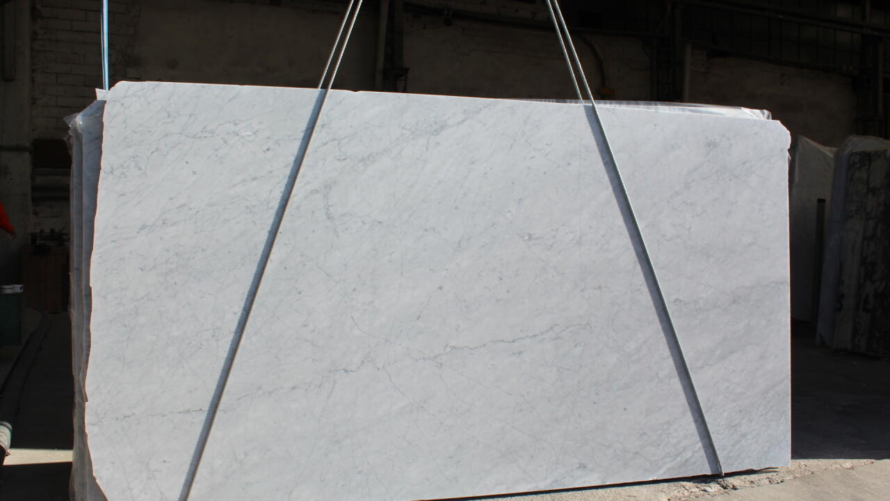Bianco Carrara Polished/Honed Finish 3cm Marble by PACIFICA