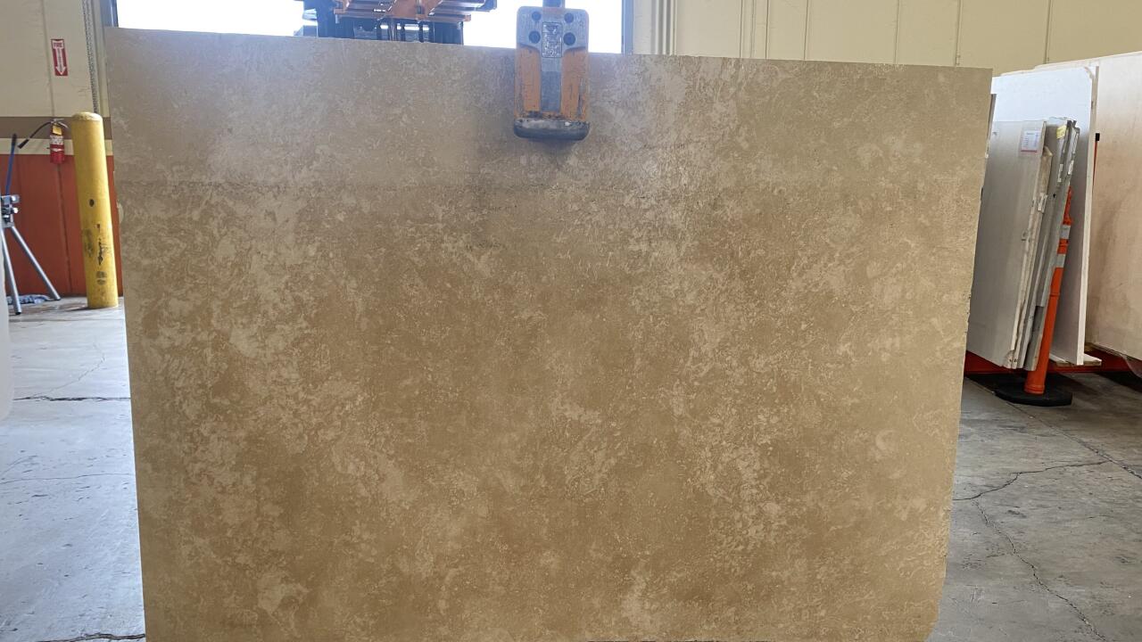 Crema Turco Premium Filled / Honed 2cm Travertine by PACIFICA