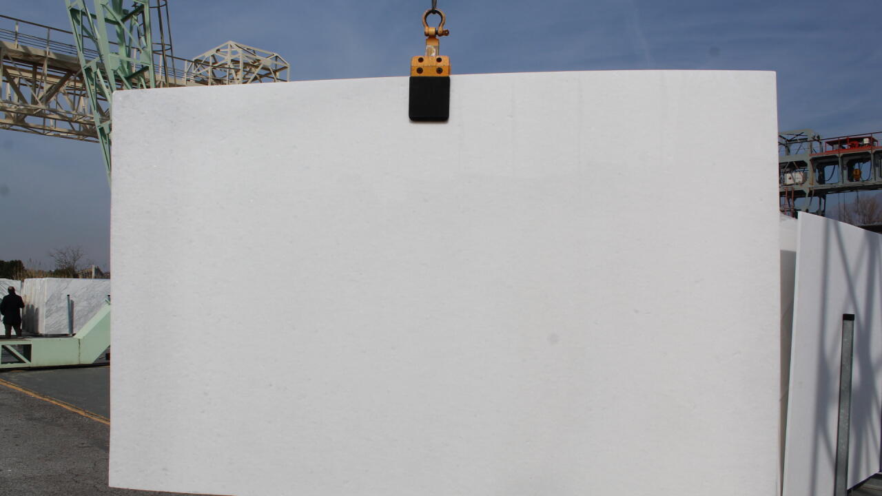 Bianco Neve Polished/Honed Dual Finish 2cm Marble by PACIFICA