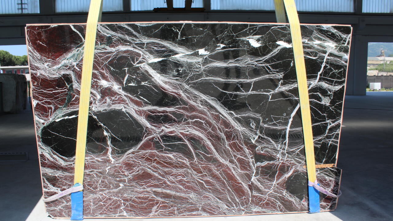 Rosso Levanto Polished Finish 2cm Marble by PACIFICA