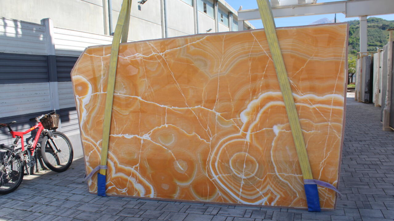 Arancio Onyx Polished 2cm Onyx by PACIFICA