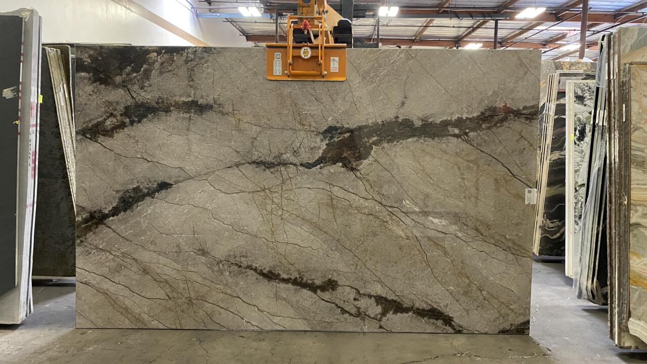 Silver Roots Polished Finish 2cm Marble by PACIFICA