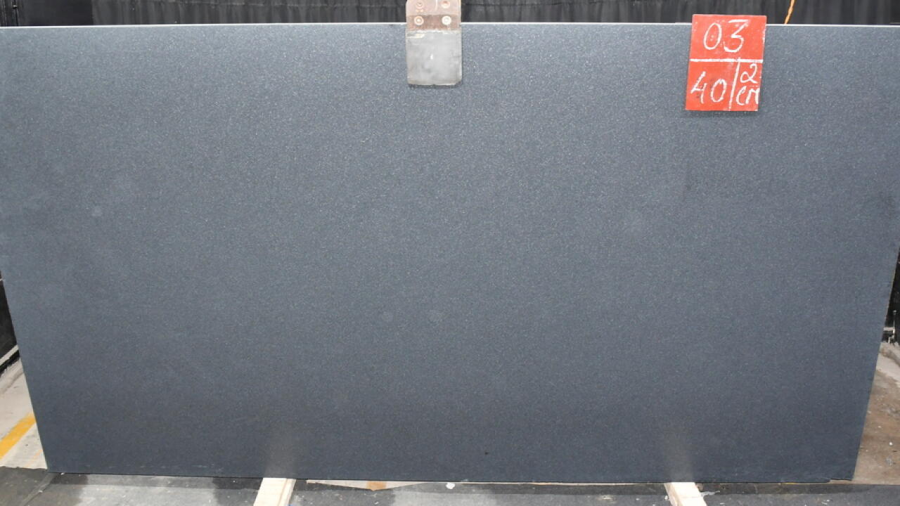 Indian Absolute Black Honed/Leather 2cm Granite by PACIFICA