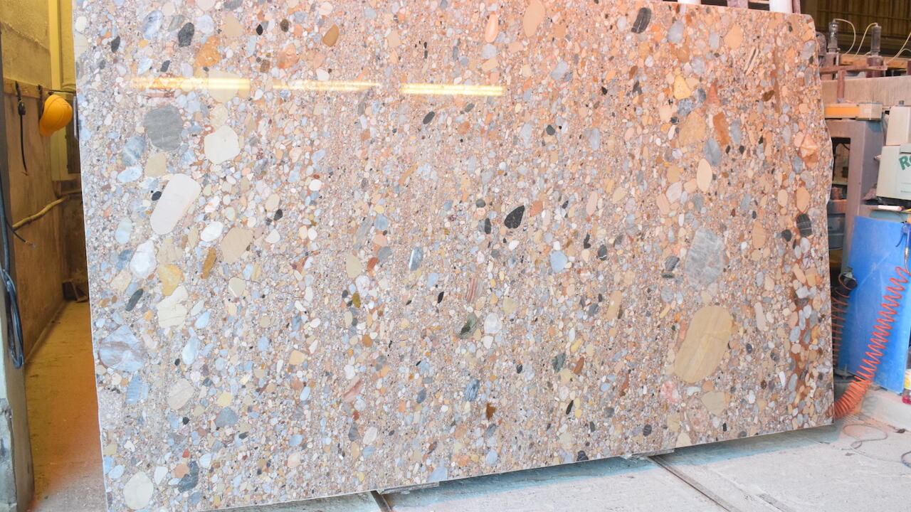 Ceppo Rosso Polished 2cm Marble by PACIFICA