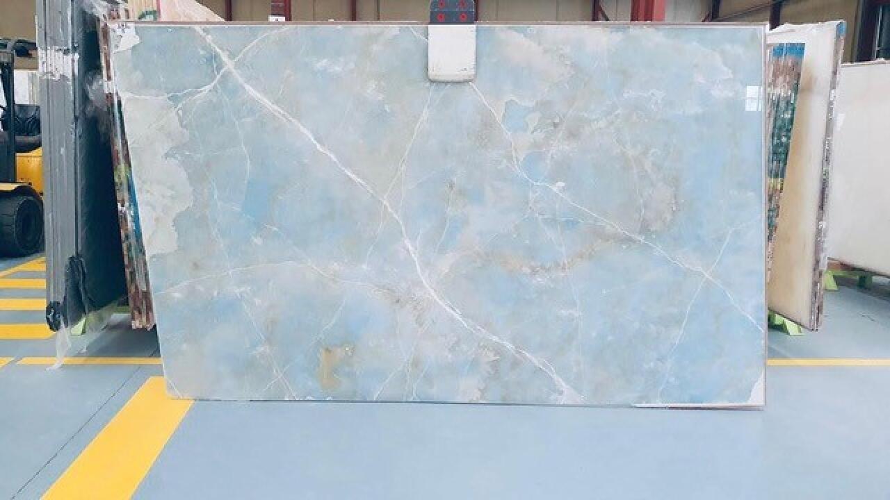 Blue Onyx Polished 2cm Onyx by PACIFICA