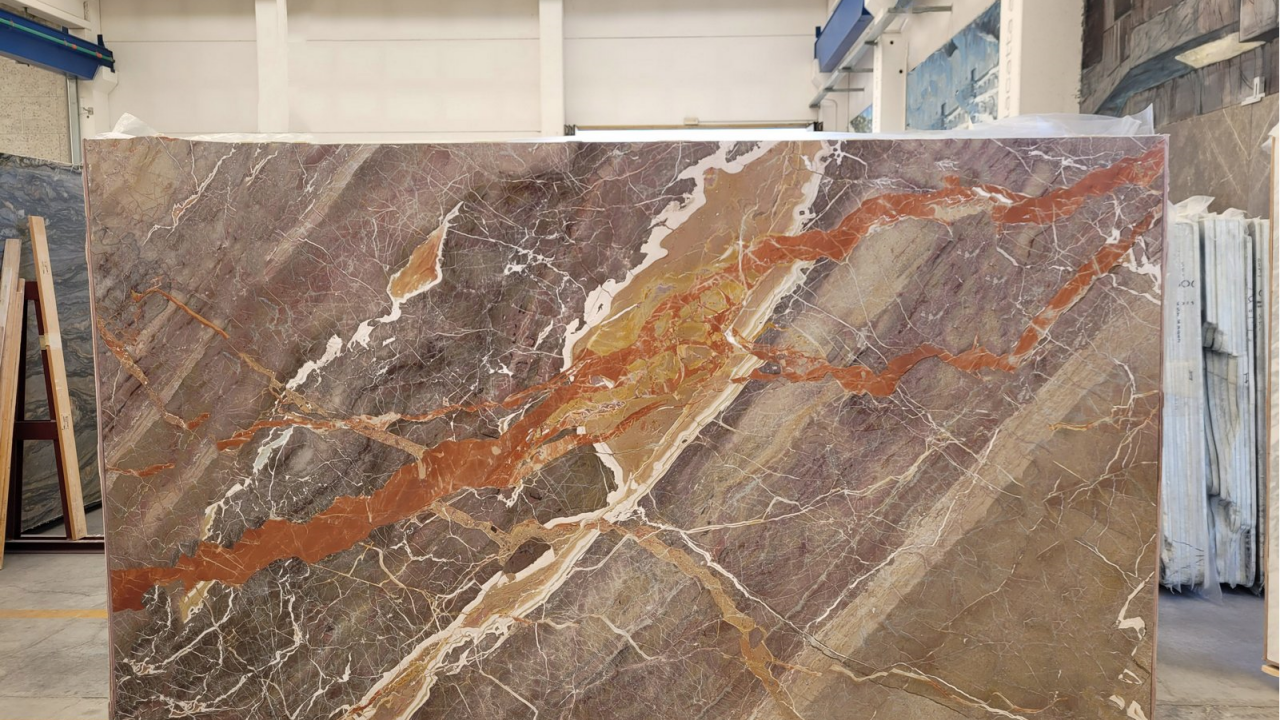 Breccia di Arzo Brushed 2cm Marble by PACIFICA