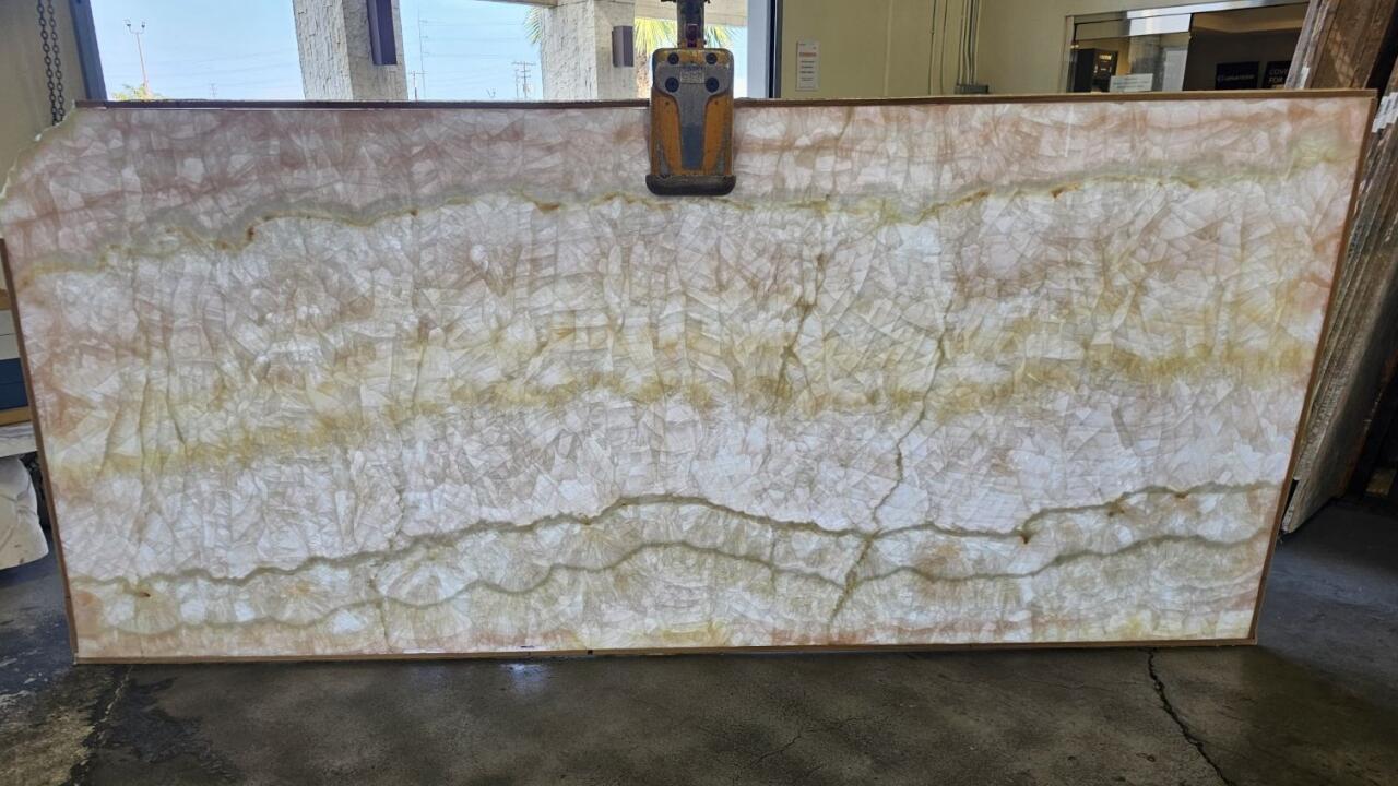 Cristallo Rosa Onyx Polished 2cm Onyx by PACIFICA