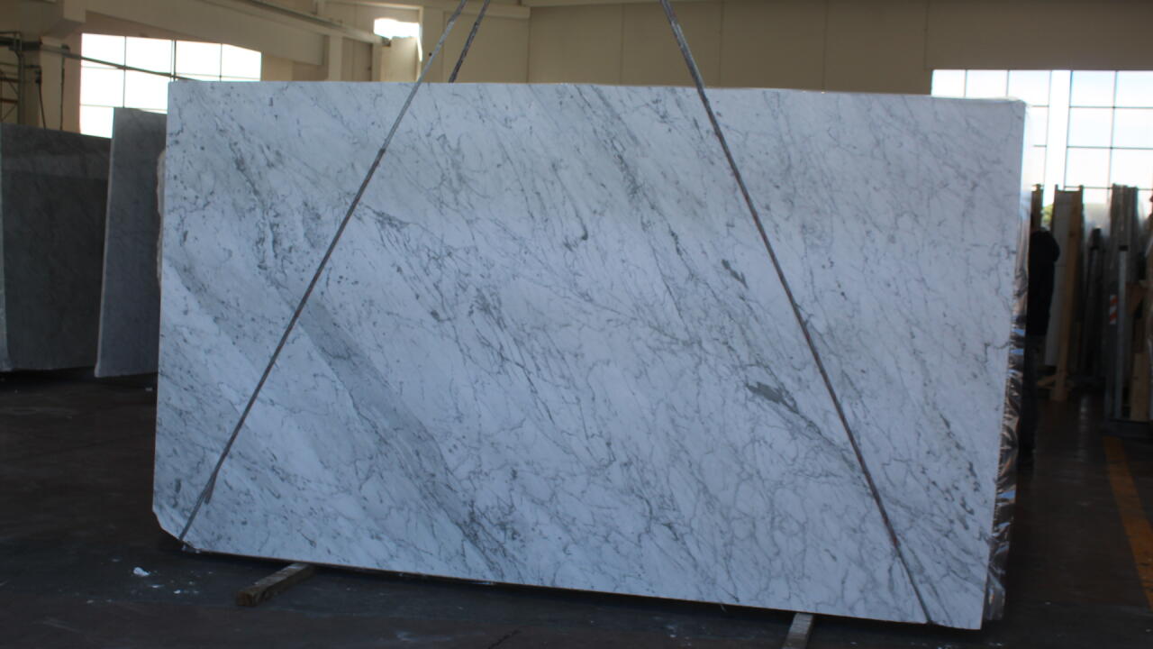 Bianco Carrara Polished/Honed Finish 2cm Marble by PACIFICA