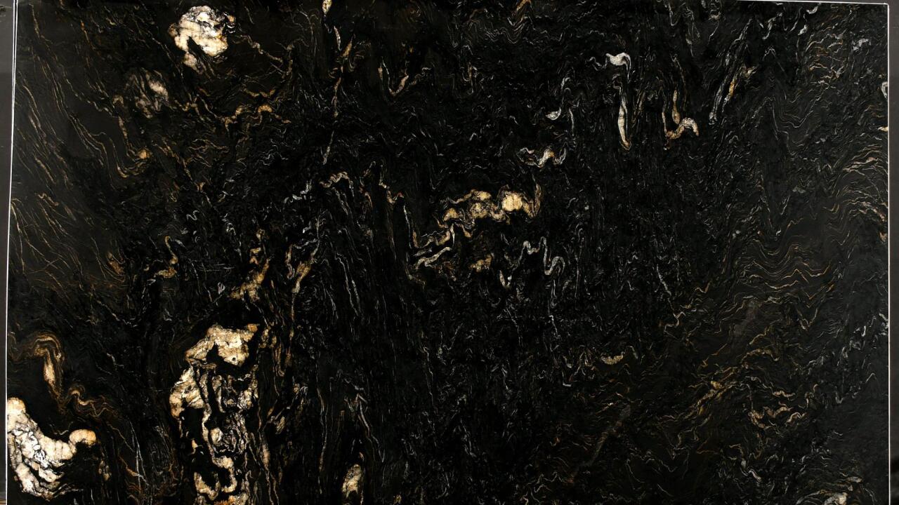 Titanium Gold Leather 2cm Granite by PACIFICA