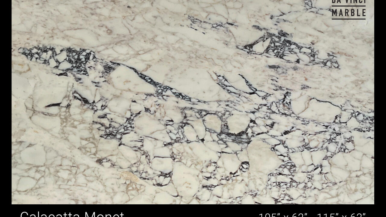 Calacatta Monet Honed 2cm Marble by PACIFICA