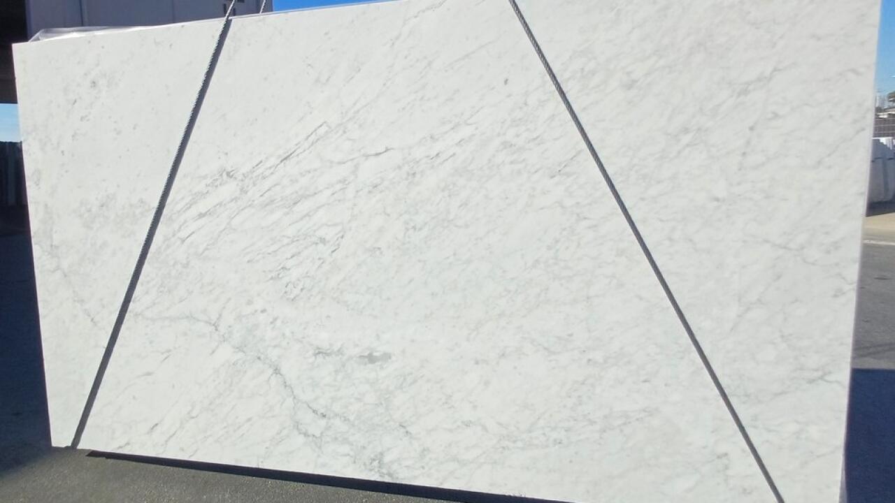 Bianco Carrara Polished/Honed Finish 2cm Marble by PACIFICA