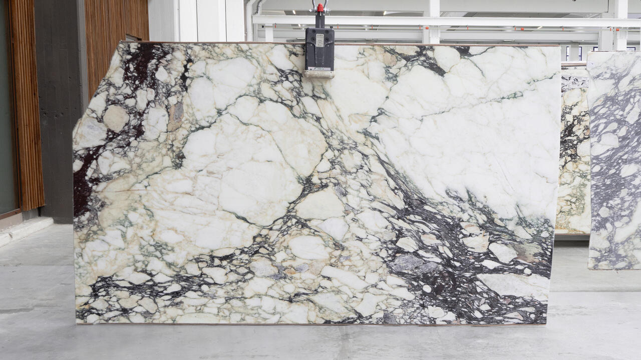 Calacatta Monet Viola Honed 2CM Marble by PACIFICA