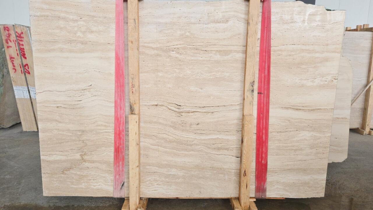 Roman Travertine Light Honed/Unfilled 2cm Travertine by PACIFICA