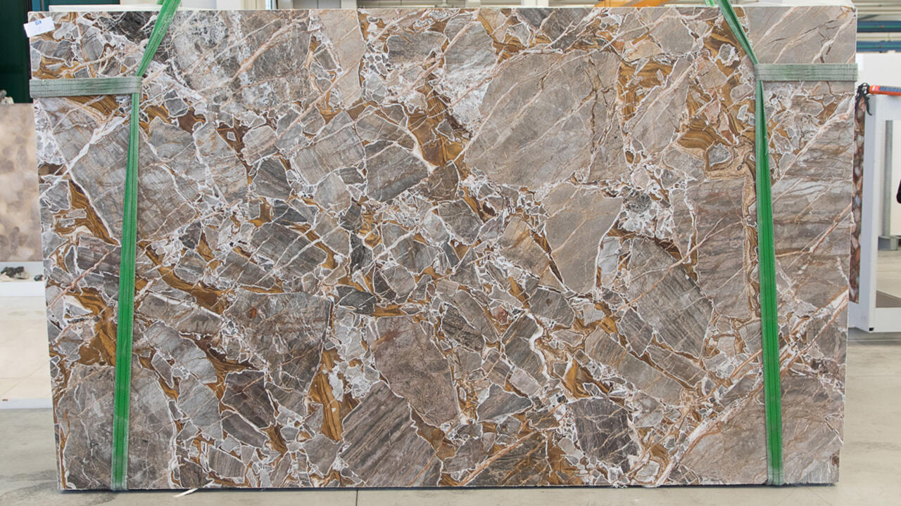 Vango Gold Polished 2cm Marble by PACIFICA