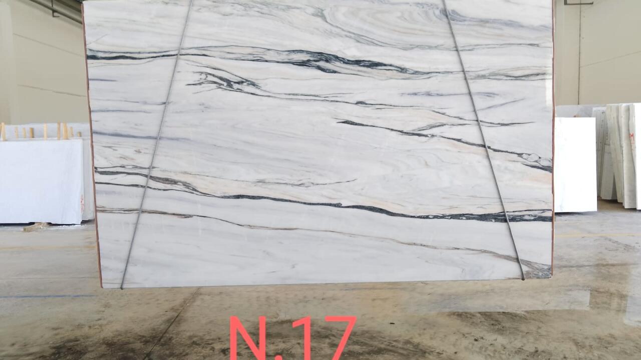 Bianco Lasa Polished Finish 2cm Marble by PACIFICA