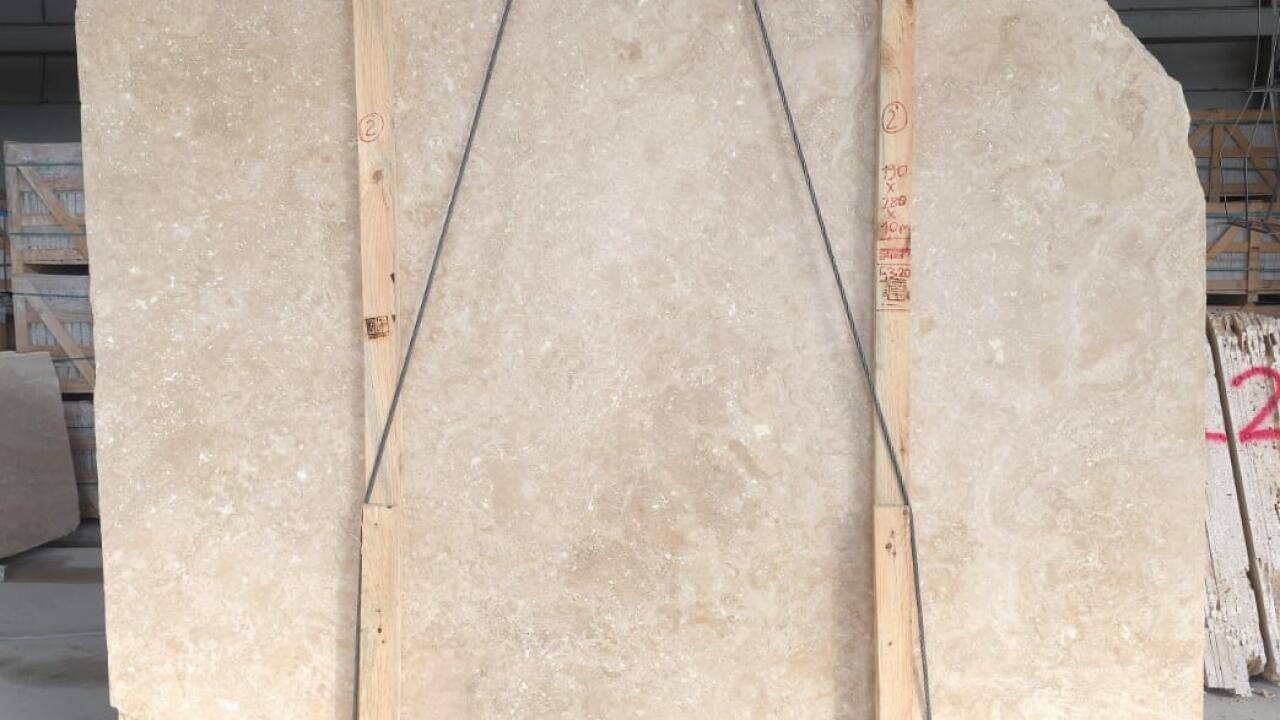 Roman Travertine Light Cross Cut Dual Finish 2CM  by PACIFICA