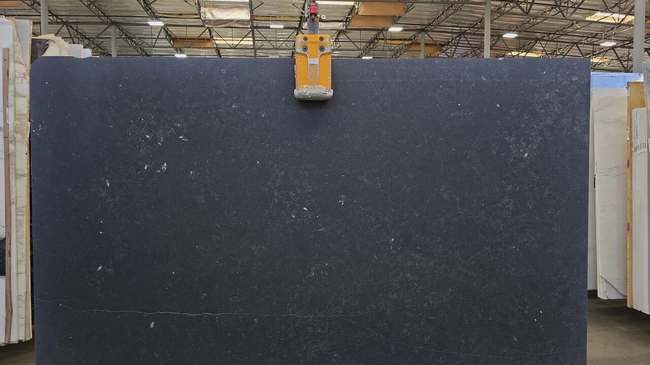 Petit Granit Leather 2cm Limestone by PACIFICA