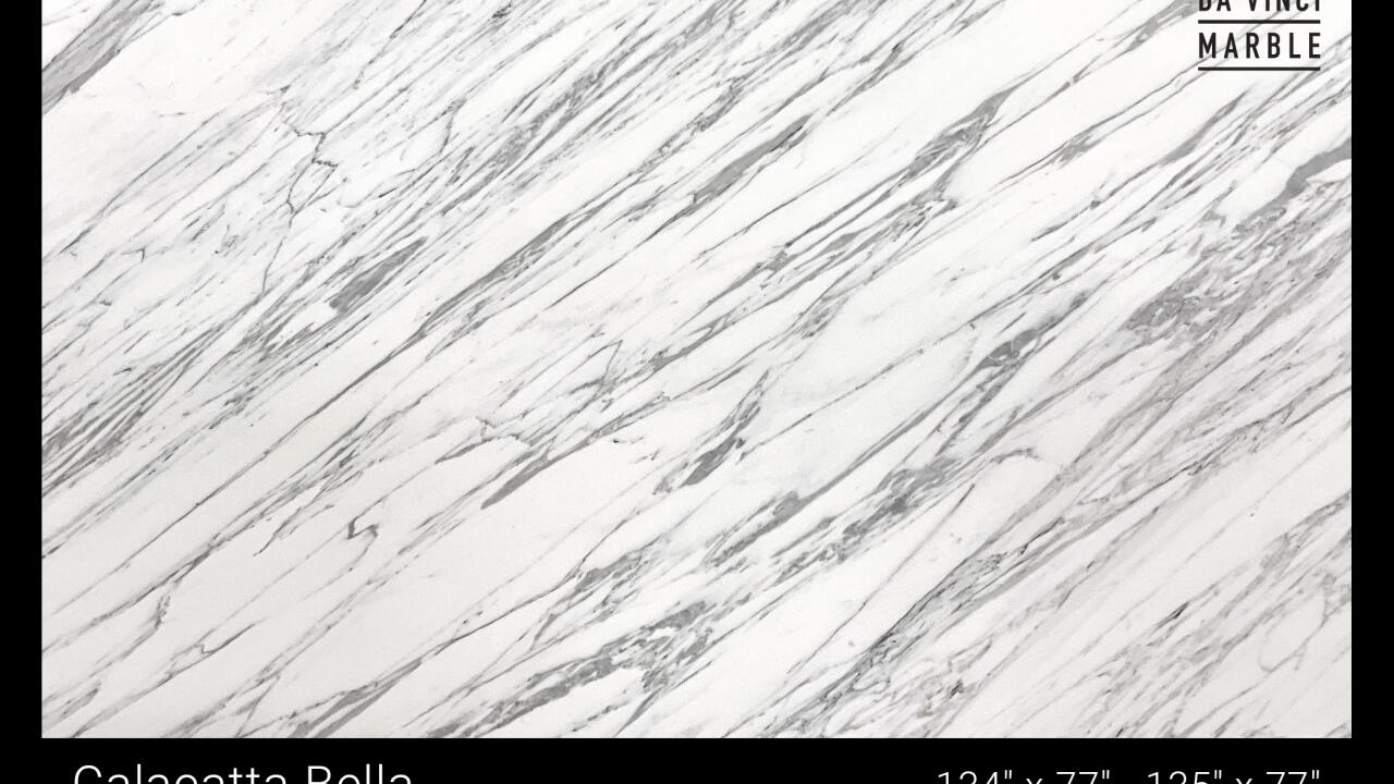 Calacatta Bella Honed 2cm Marble by PACIFICA