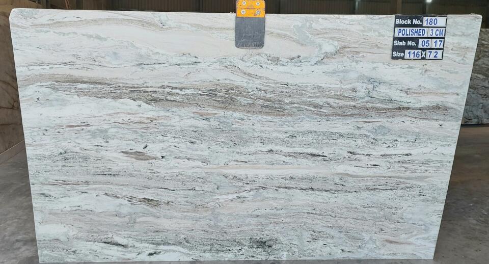 Sequoia/Brown Fantasy Leather Finish 3Cm Slab